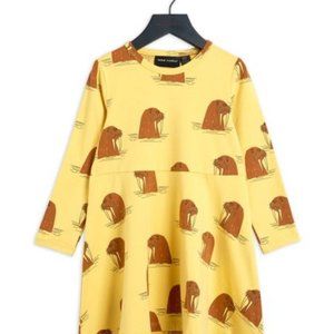 Mini Rodini Walrus Long Sleeve Dress 8-9 yrs